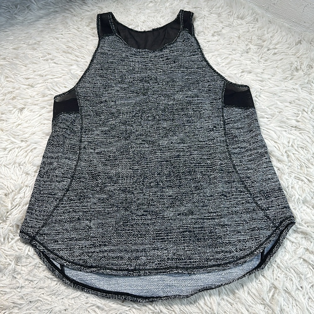 Lululemon Sculpt Tank Black White